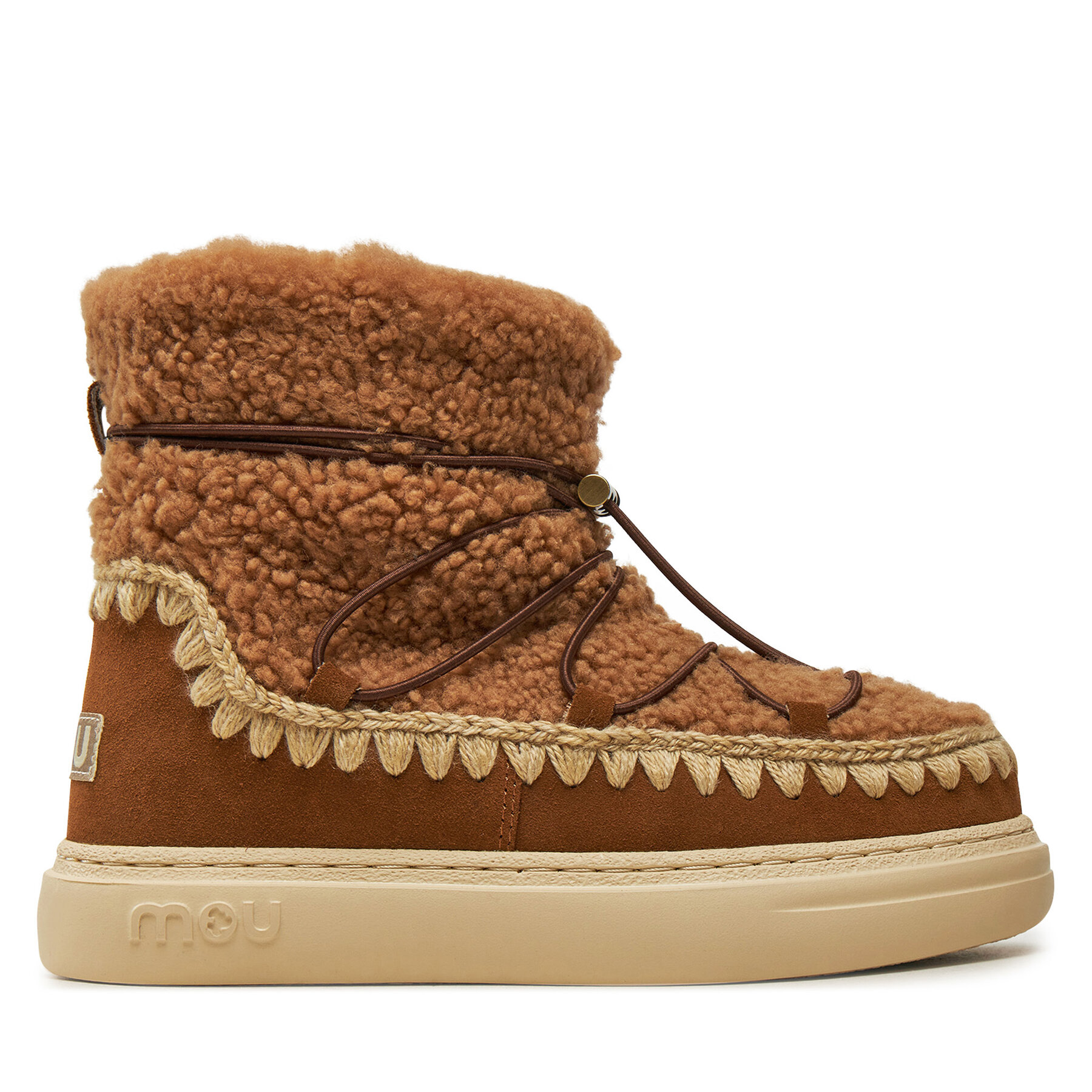 Апрески Mou Eskimo Sneaker Bold Scoub Lace FW411012A Кафяв