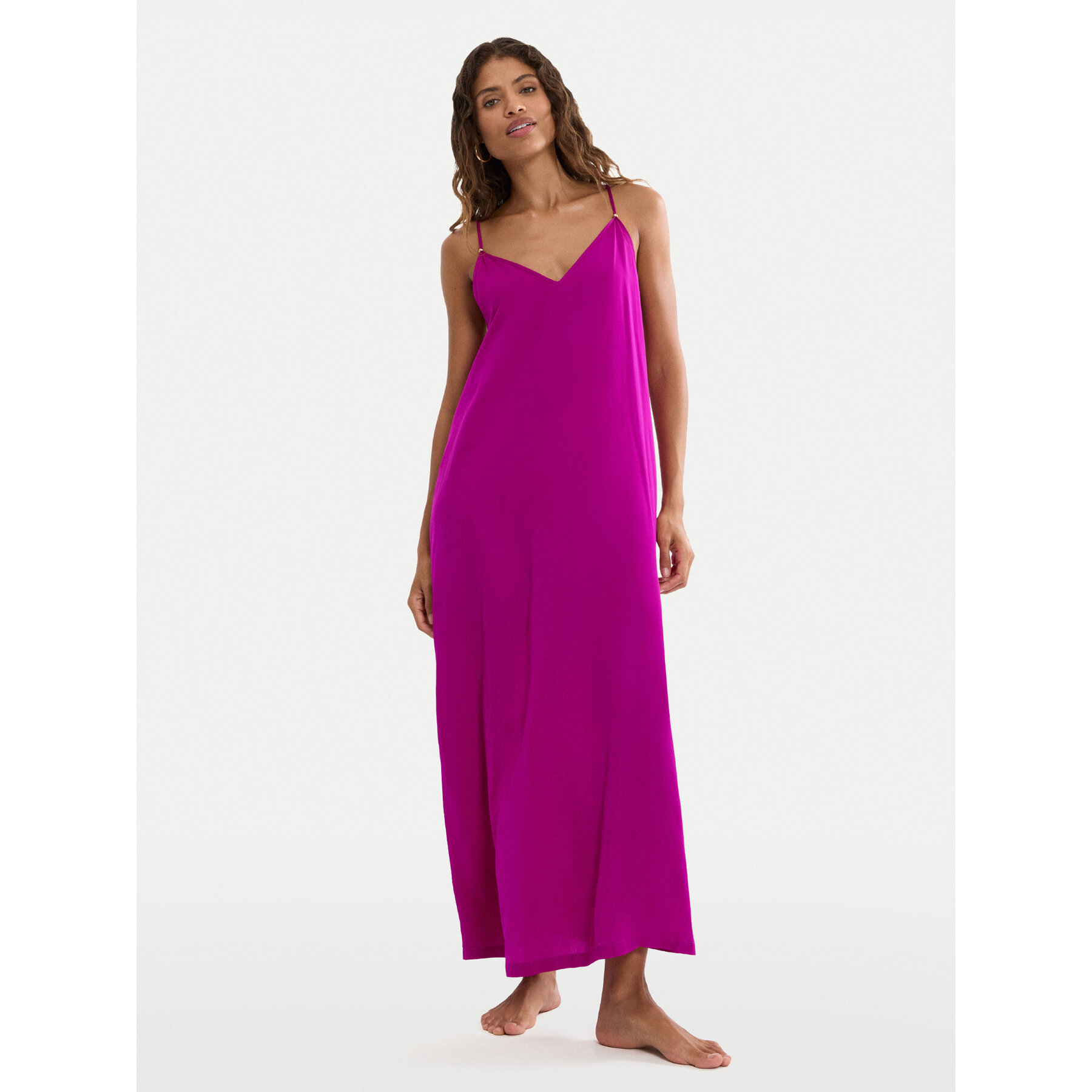 Triumph Sommerkleid Summer Satin 10227240 Rosa Relaxed Fit