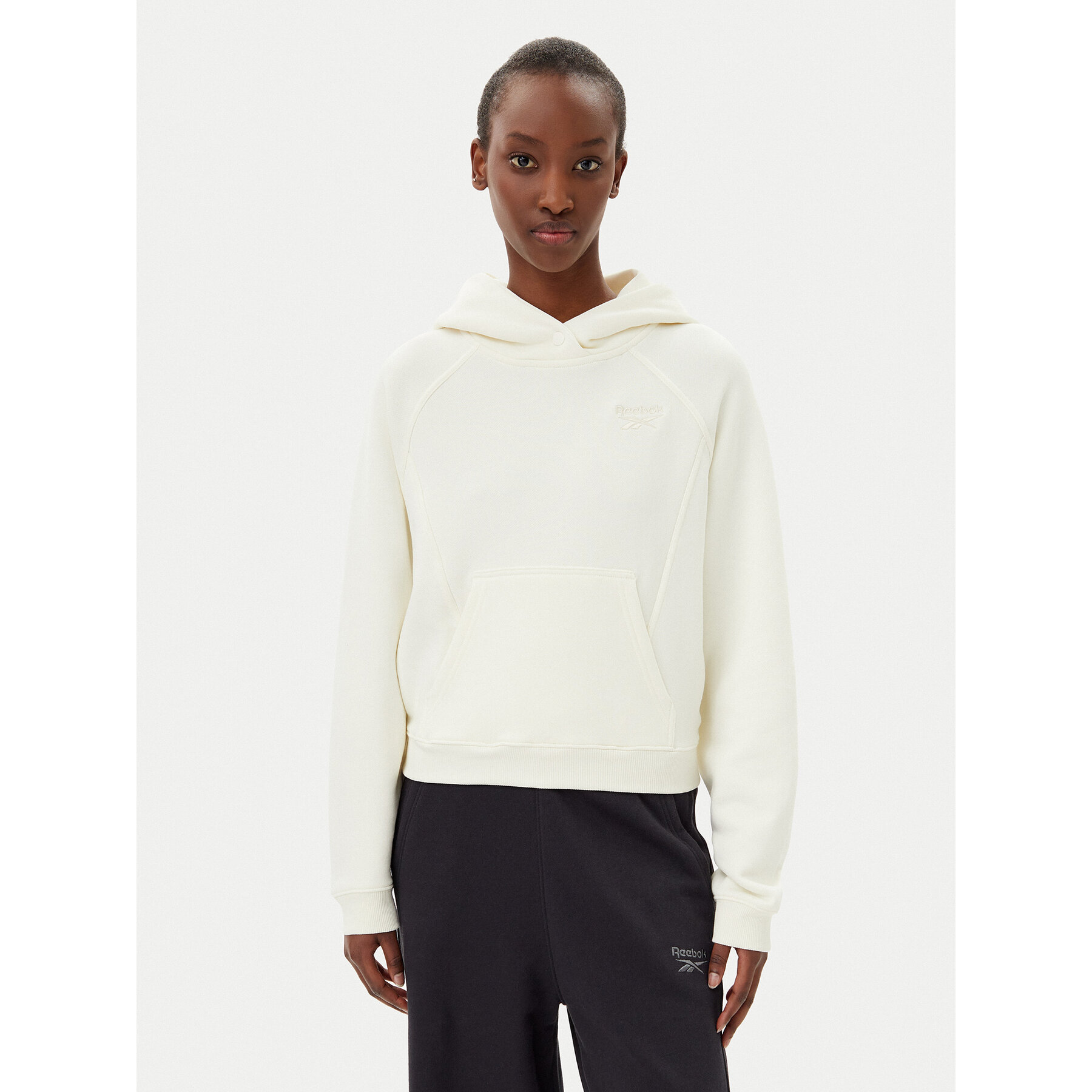 Reebok Sweatshirt Icon Elements 100214102 Écru Regular Fit