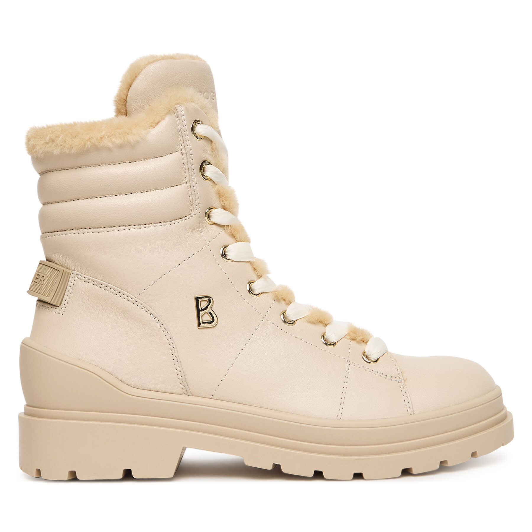 Šnurovacia obuv Bogner St.Moritz S 14 A 22546503 Béžová