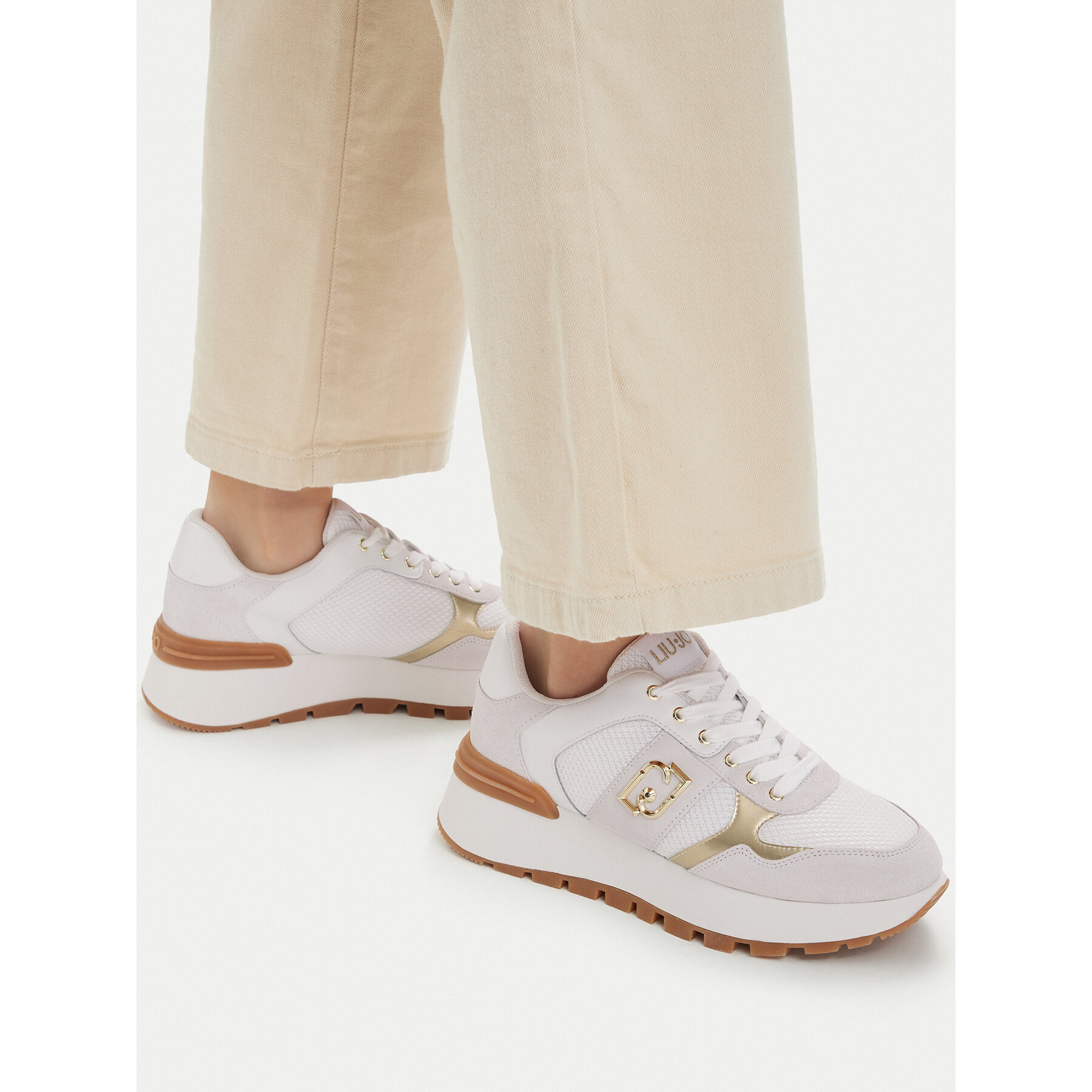 Sneakers Liu Jo Amazing 43 Bis BA6031 PX027 Alb