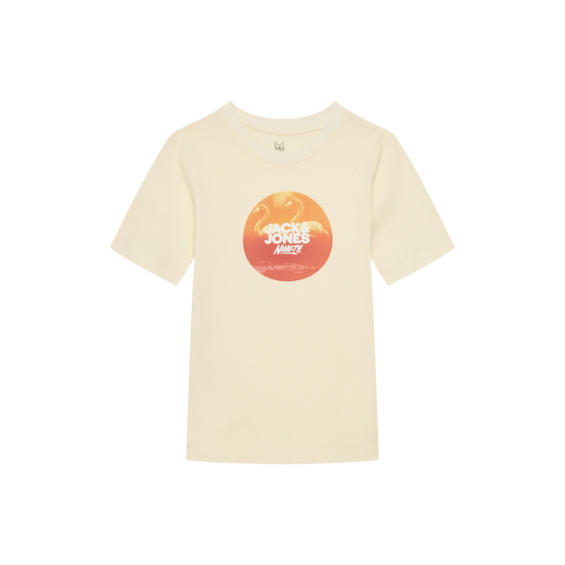 Jack & Jones Junior Marškinėliai Varenna 12278349 Écru Regular Fit