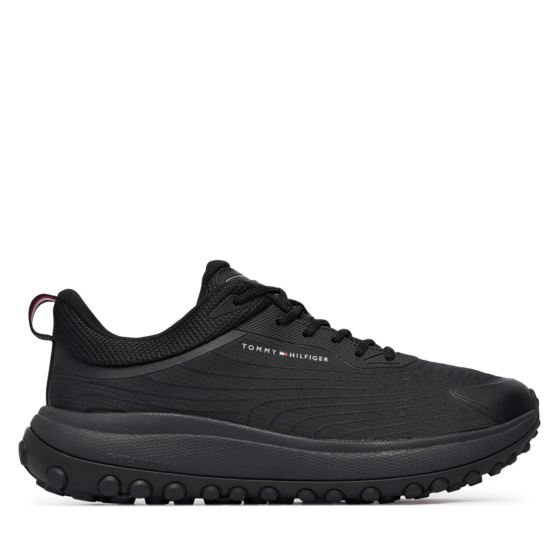 Сникърси Tommy Hilfiger The Canyon X M Knit Runner FM0FM06067 Черен