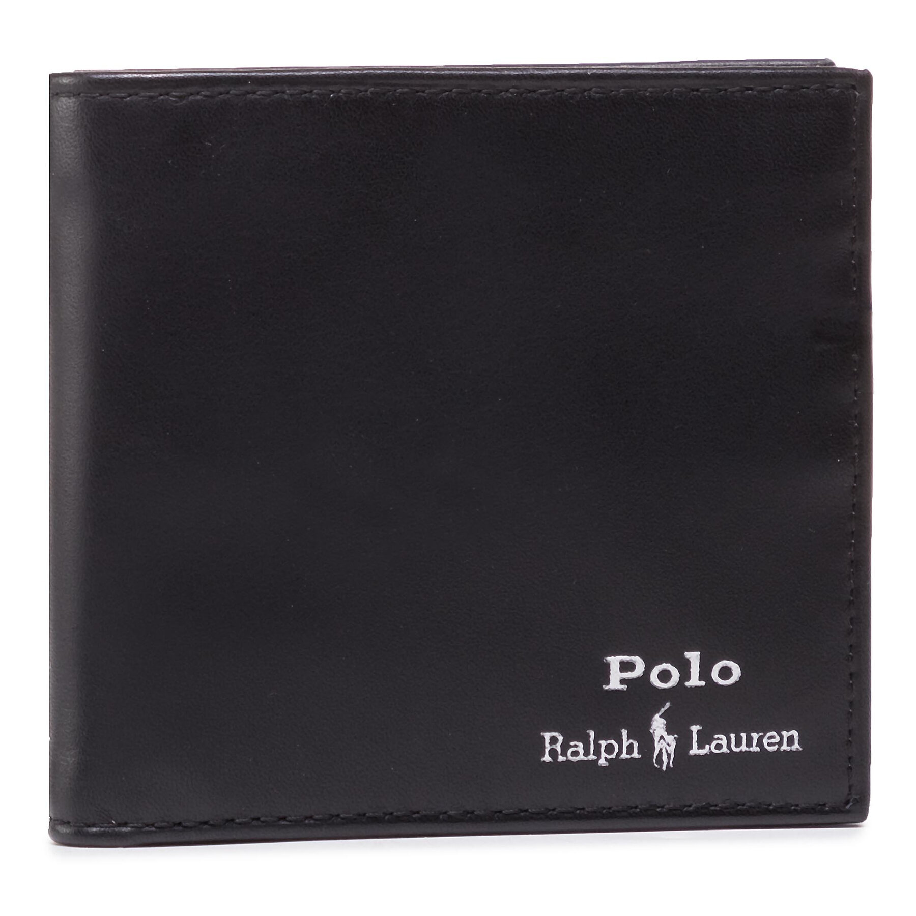 Cartera grande para hombre Polo Ralph Lauren Mpolo Co D2 405803866002 Negro