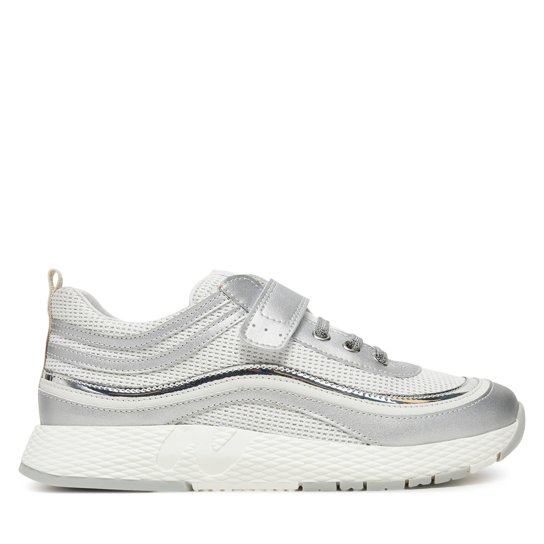 Sneakersy Naturino Miska Vl 2019017-03-1Q23 D Strieborná