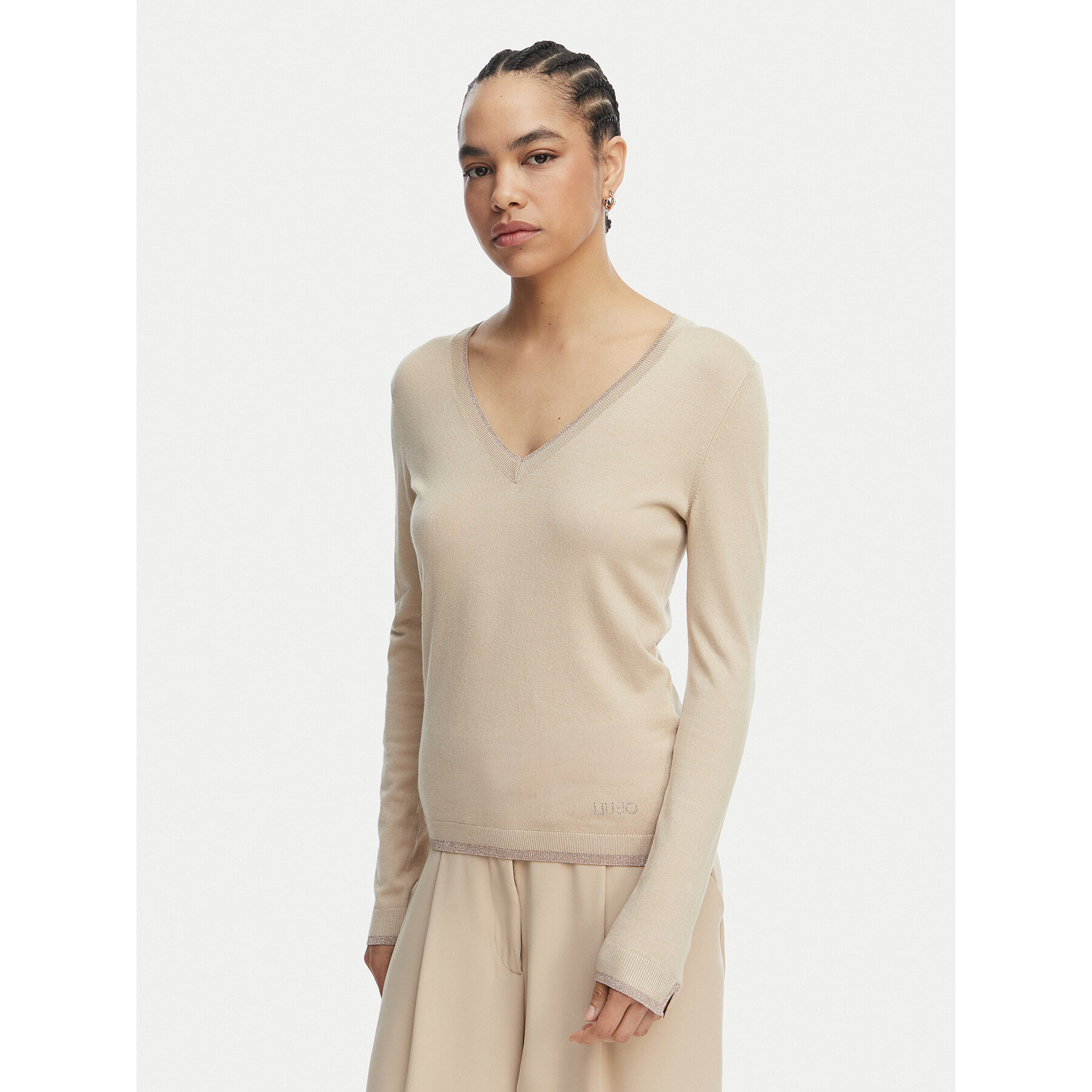 Liu Jo Pullover WA6282 MS49I Beige Regular Fit