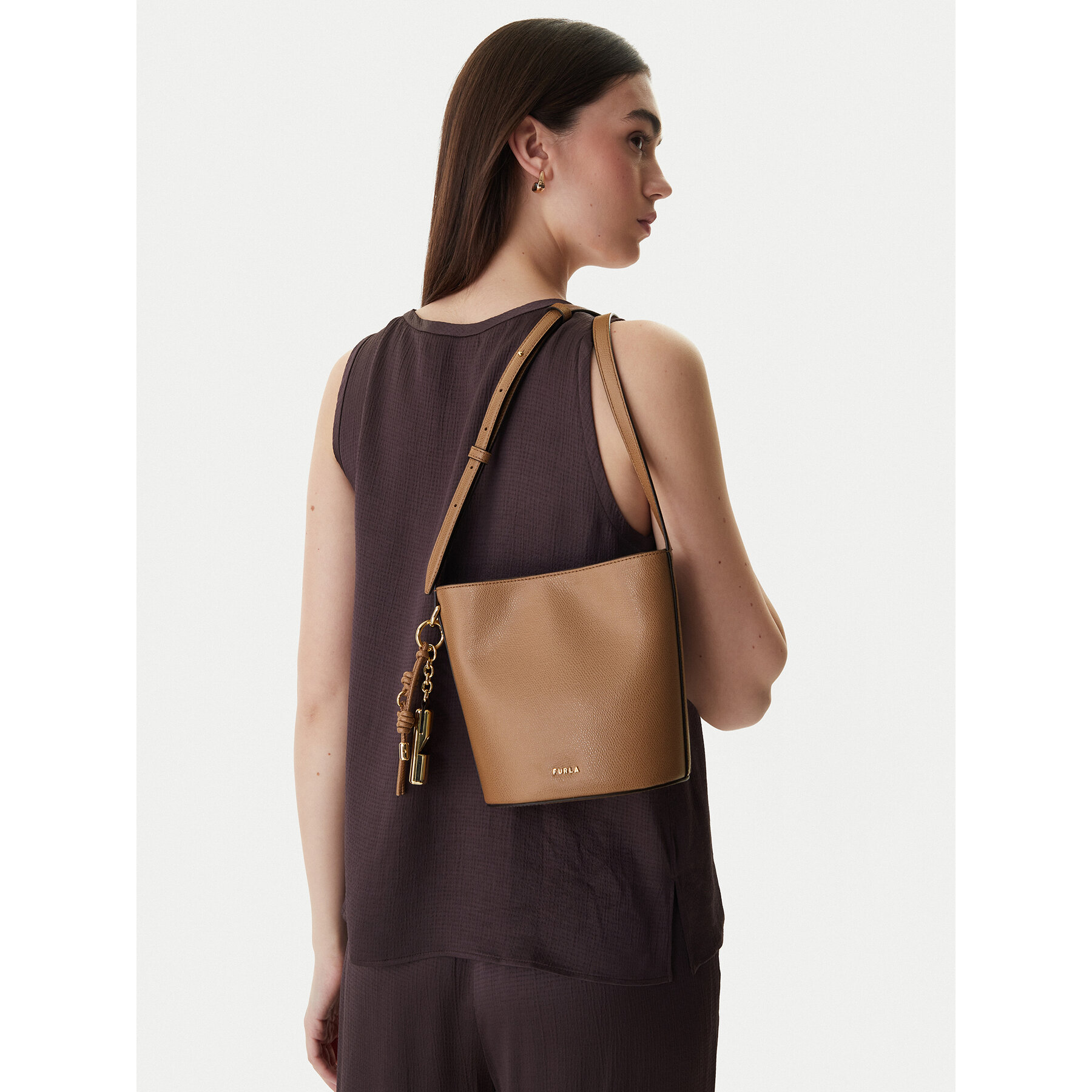 Τσάντα Furla Roxie Mini WE00859 ARE000 CN 4489S Καφέ