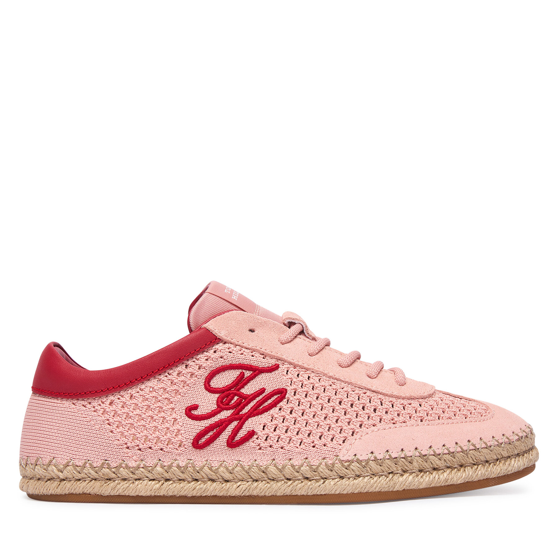 Espadrilky Tommy Hilfiger Th Heritage Rope Sneaker FW0FW09406 Ružová