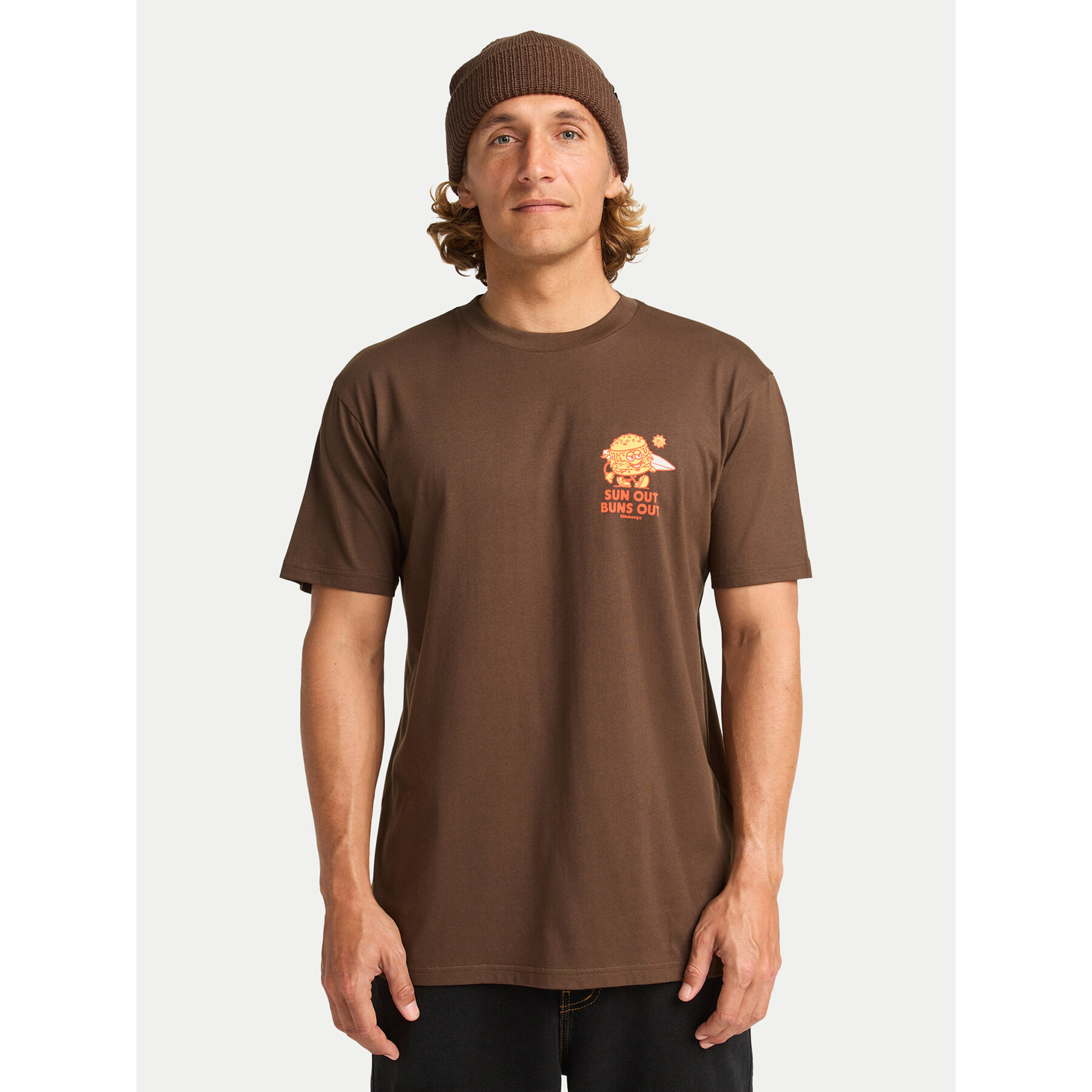 Billabong T-Shirt Gimmicks EBYZT00363 Braun Regular Fit