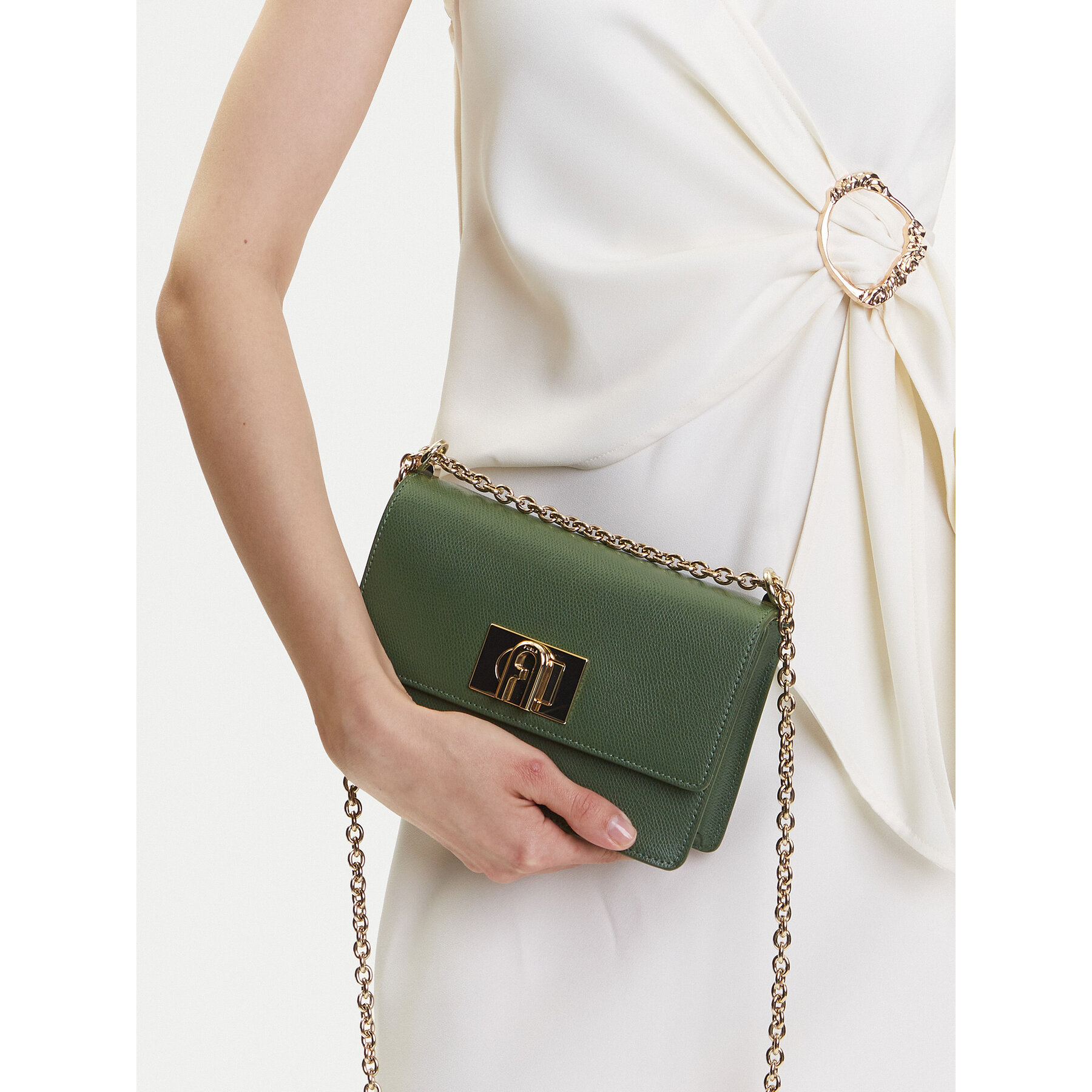 Geantă Furla 1927 BAFKACO ARE000 BG OLI00 Verde