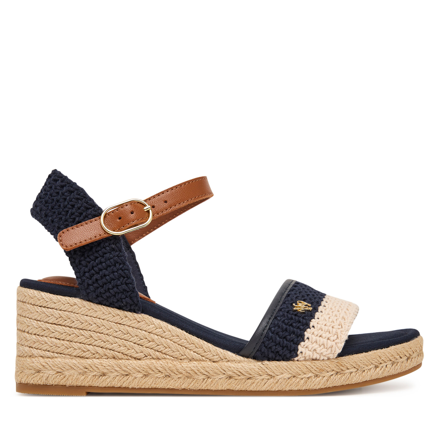 Espadrillas Tommy Hilfiger Mid Espad Wedge Crochet FW0FW09516 Blu Scuro