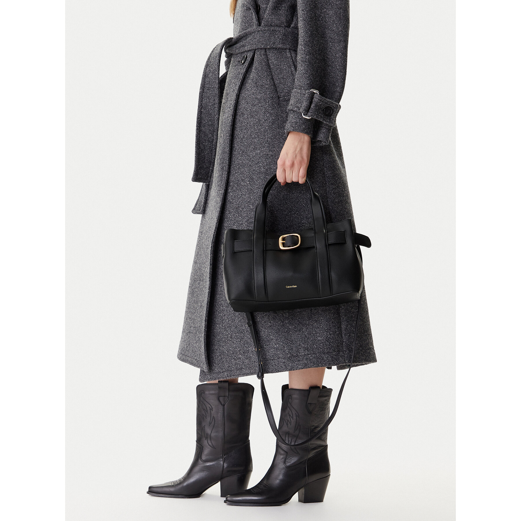 Дамска чанта Calvin Klein LV04F3295G Черен