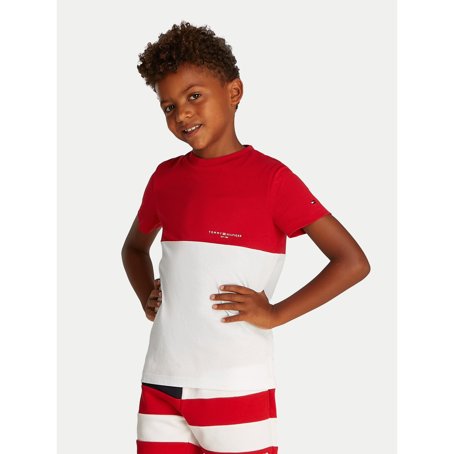 Tommy Hilfiger Póló KB0KB09617 Piros Regular Fit
