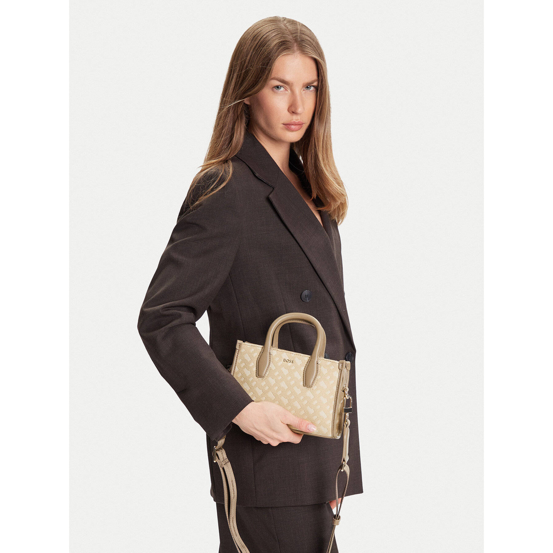 Geantă BOSS Sandy 50547959 Bej