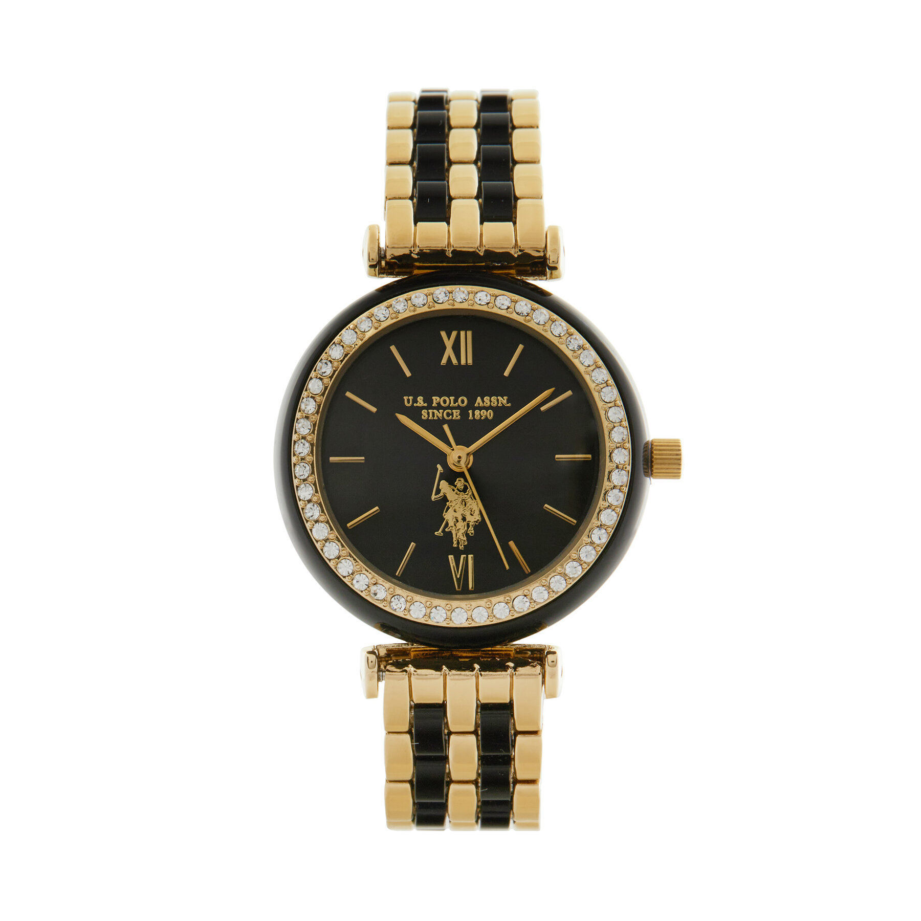 Damski Zegarek U.S. Polo Assn. Złoty USP8365YG