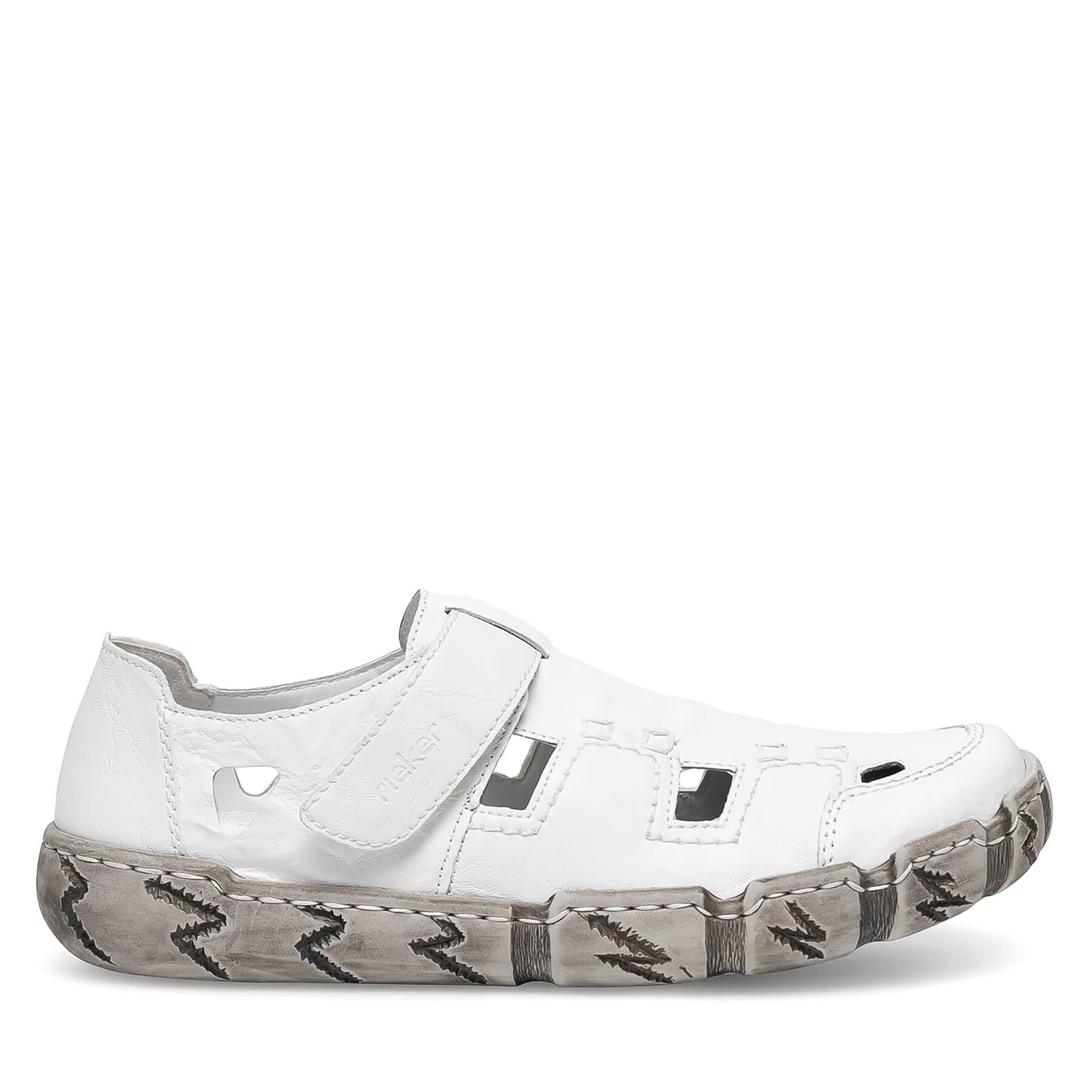 Pantofi Rieker L0362-80 Alb