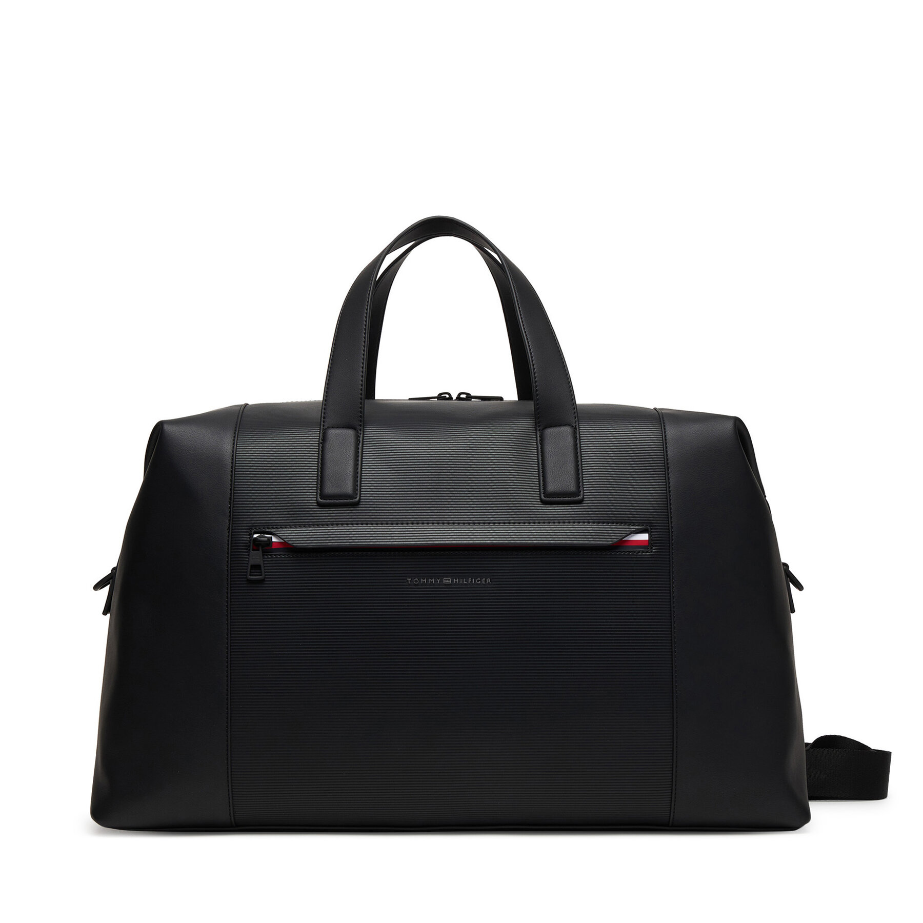Torbica Tommy Hilfiger Th Corp Duffle AM0AM14044 Črna