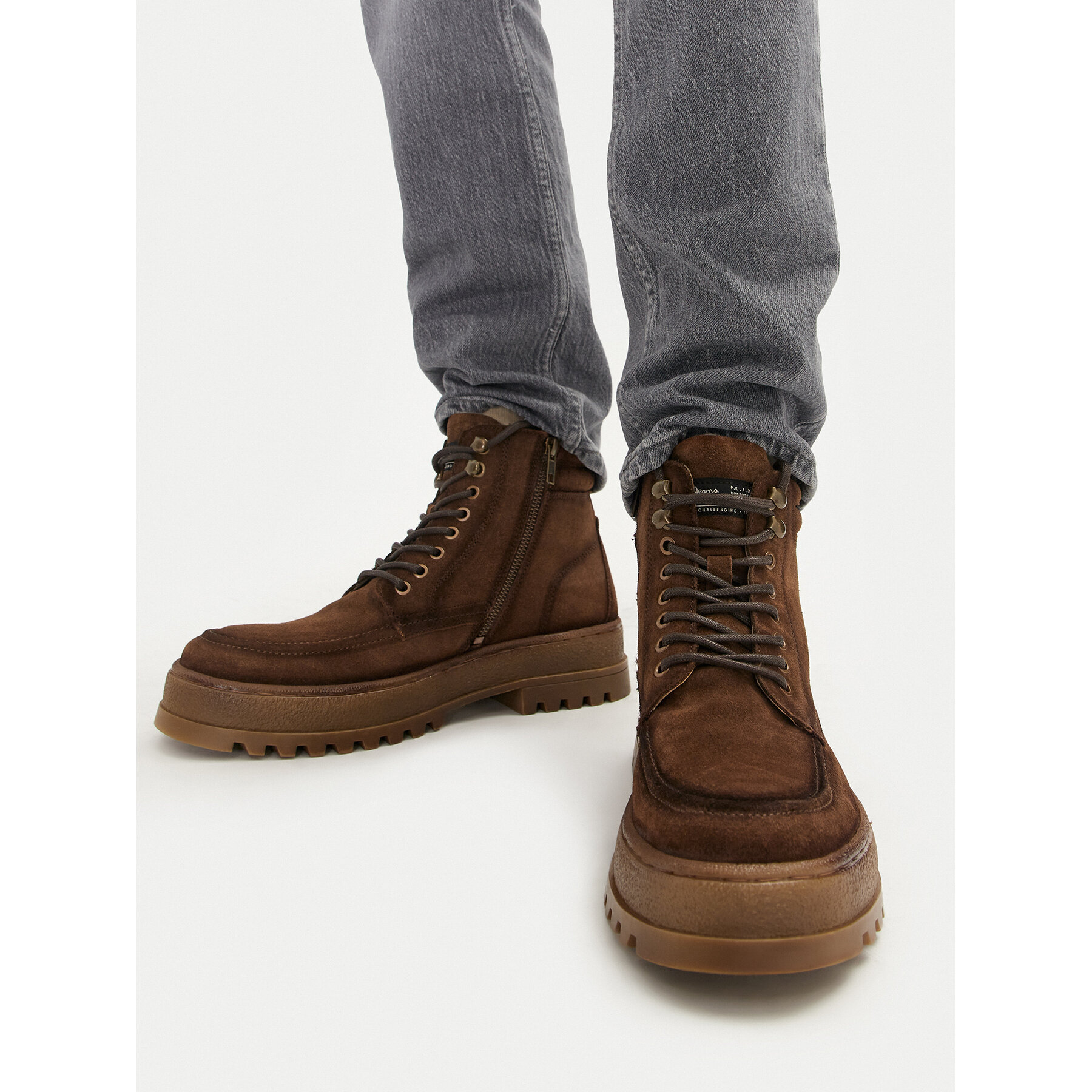 Outdoorová obuv Pepe Jeans PMS50250 Hnedá
