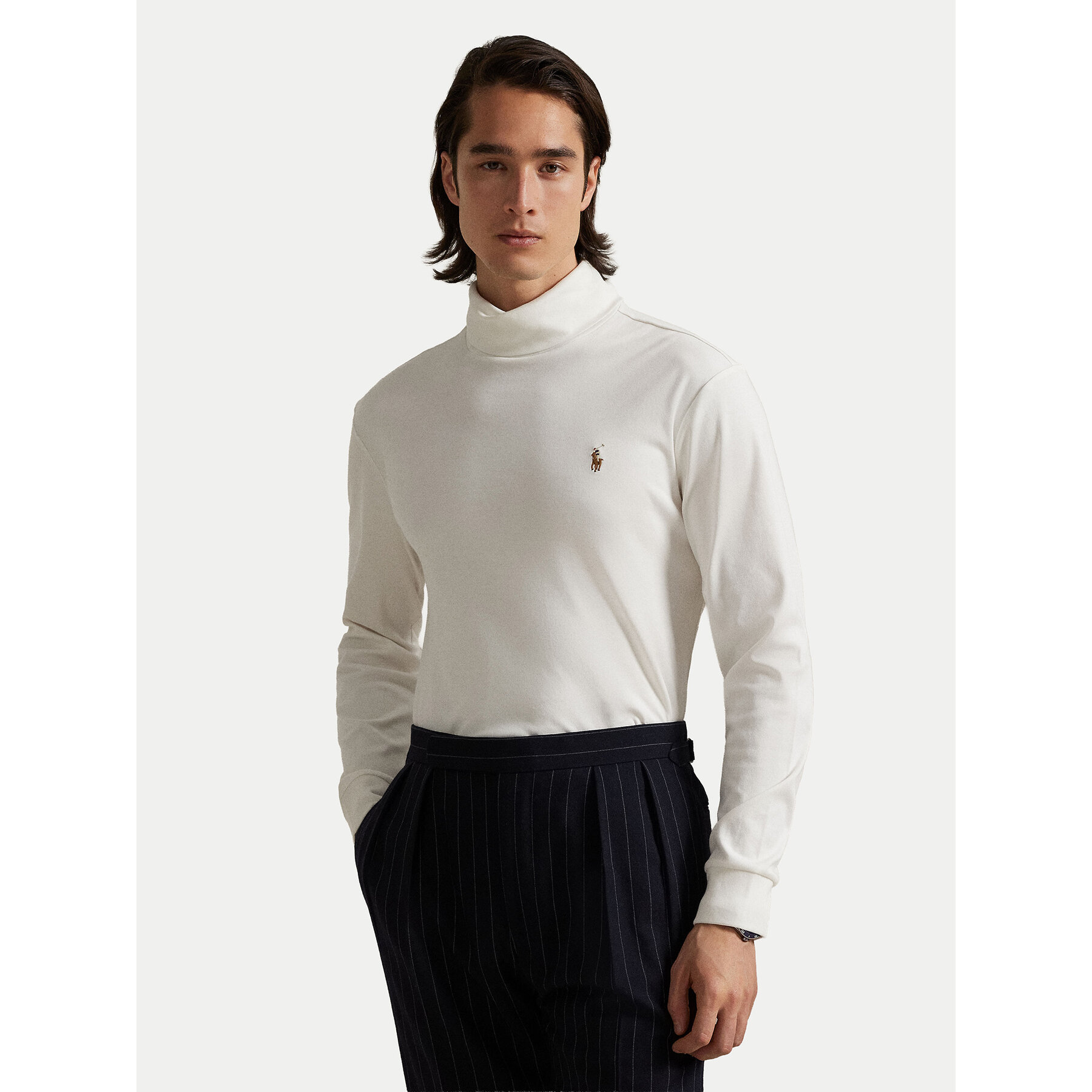 Polo Ralph Lauren Rollkragenpullover 710760126002 Écru Regular Fit
