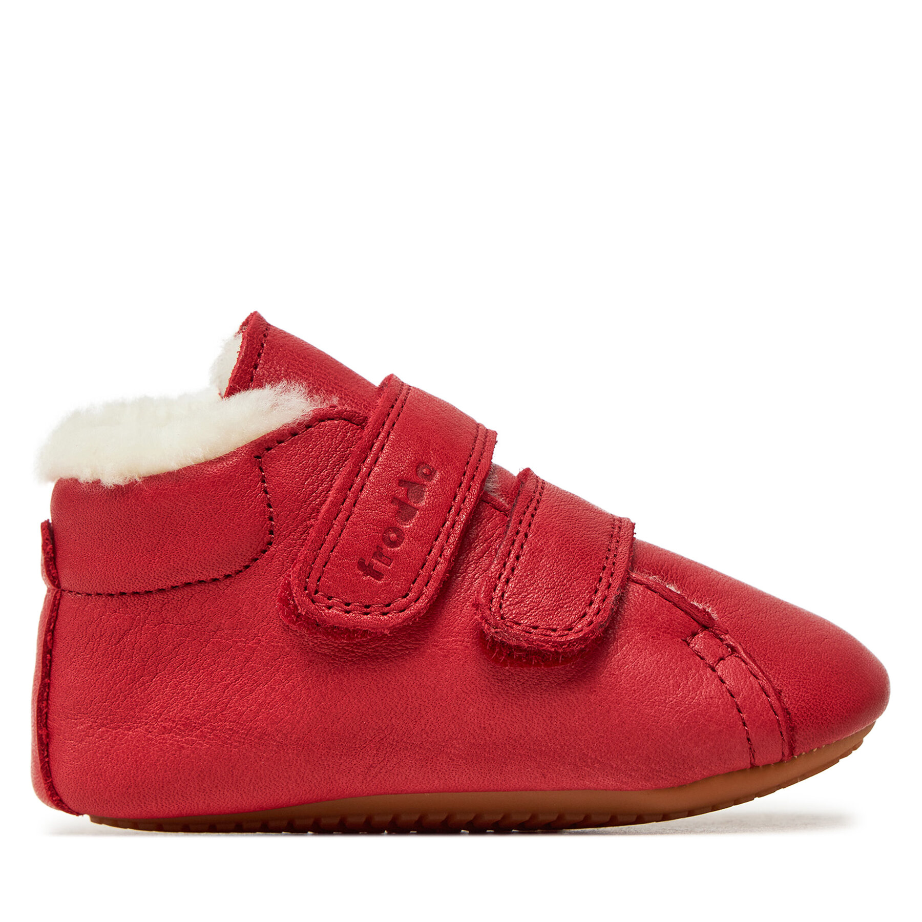 Kotníková obuv Froddo Prewalkers Furry G1130013-6 M Červená