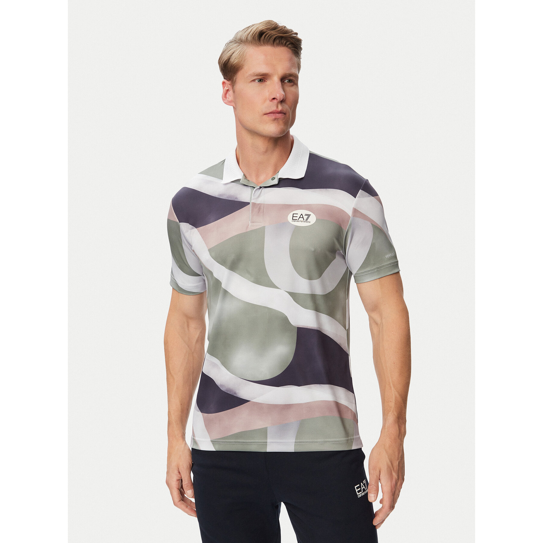 EA7 Emporio Armani Poloshirt 7M001532 AF22175 F7077 Grün Regular Fit