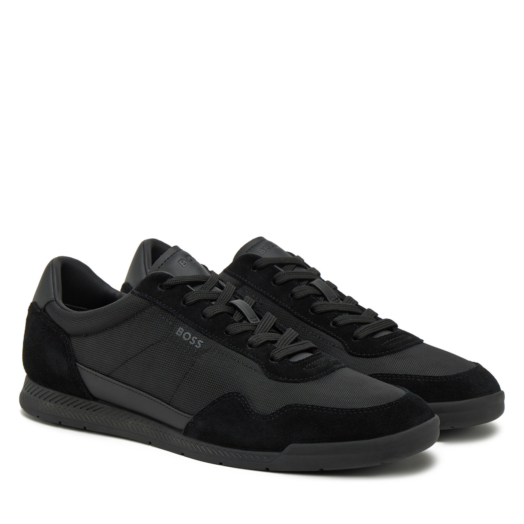 Pánske Sneakersy BOSS, Rozmer: 43, Čierna, Titanium 50536524