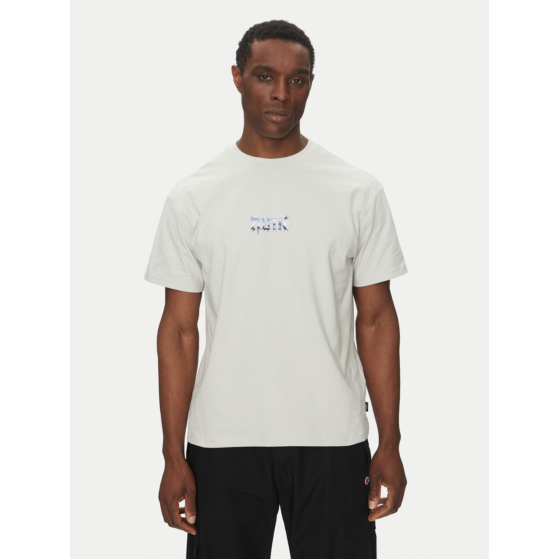 Quiksilver T-Shirt EQYZT08016 Γκρι Regular Fit