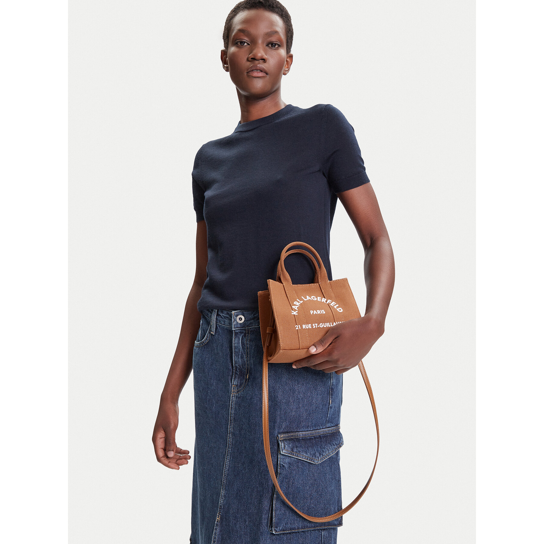 Geantă KARL LAGERFELD A3W50118 Maro