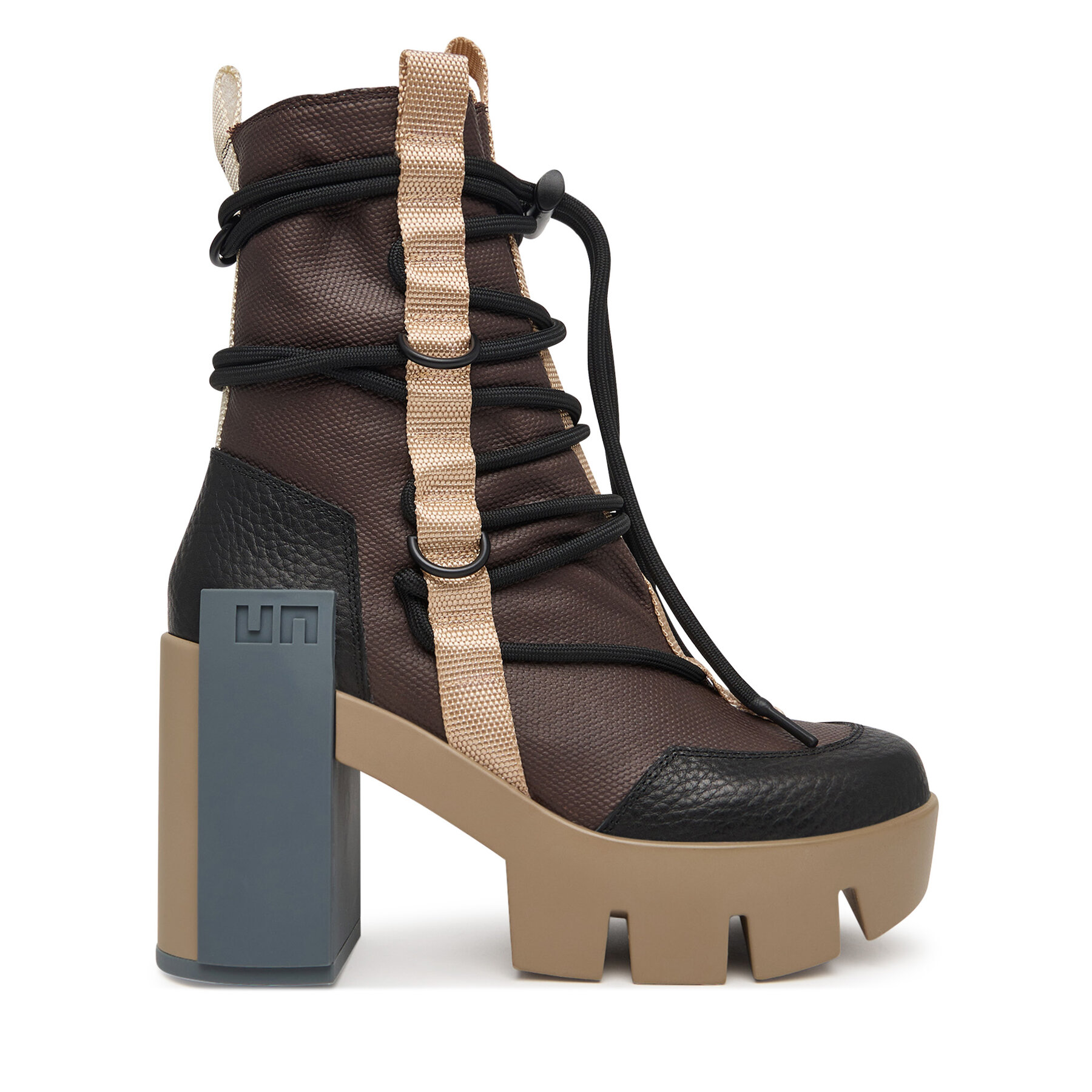 Gležnjače United Nude Grip Desert Mid 11035161165 Tamno smeđa