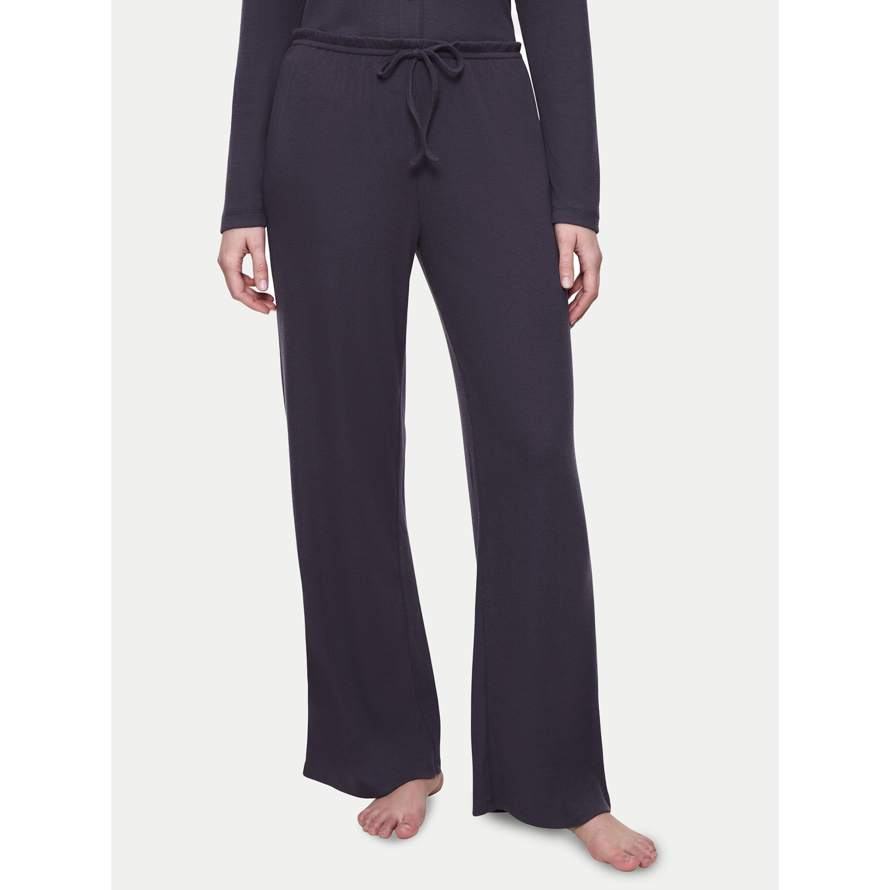 Triumph Παντελόνι πιτζάμας Mix&Match 10225049 Γκρι Regular Fit