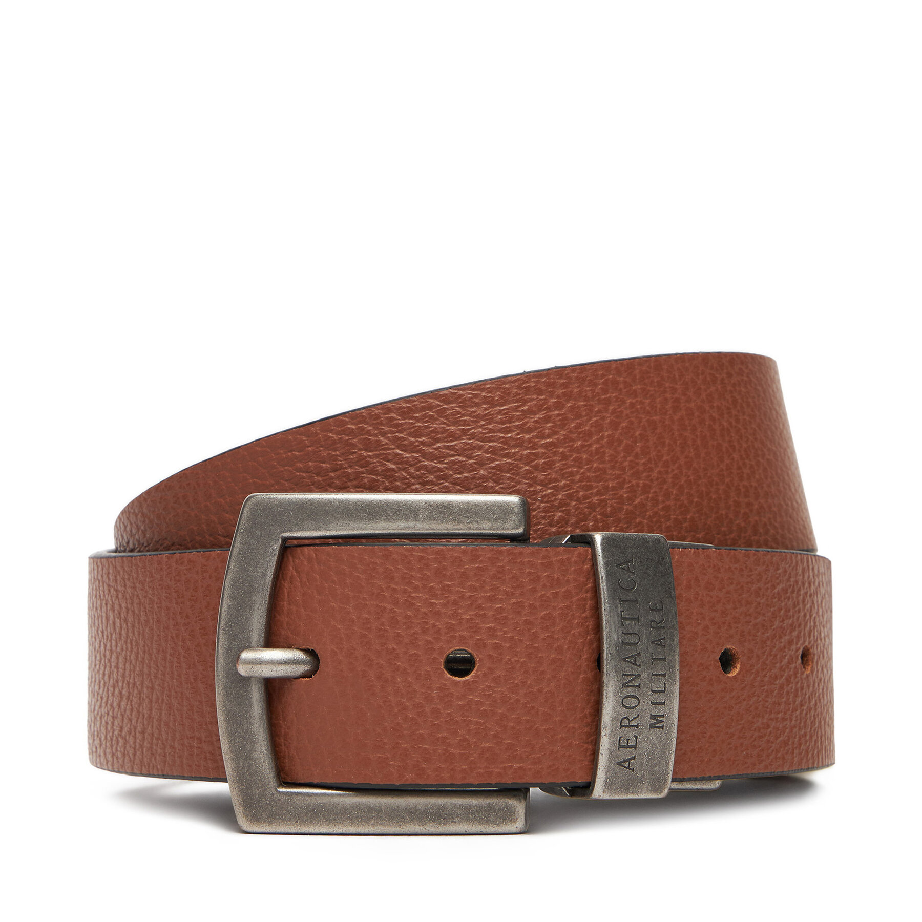 Мъжки колан Aeronautica Militare 252CP0266UPL00312 Кафяв