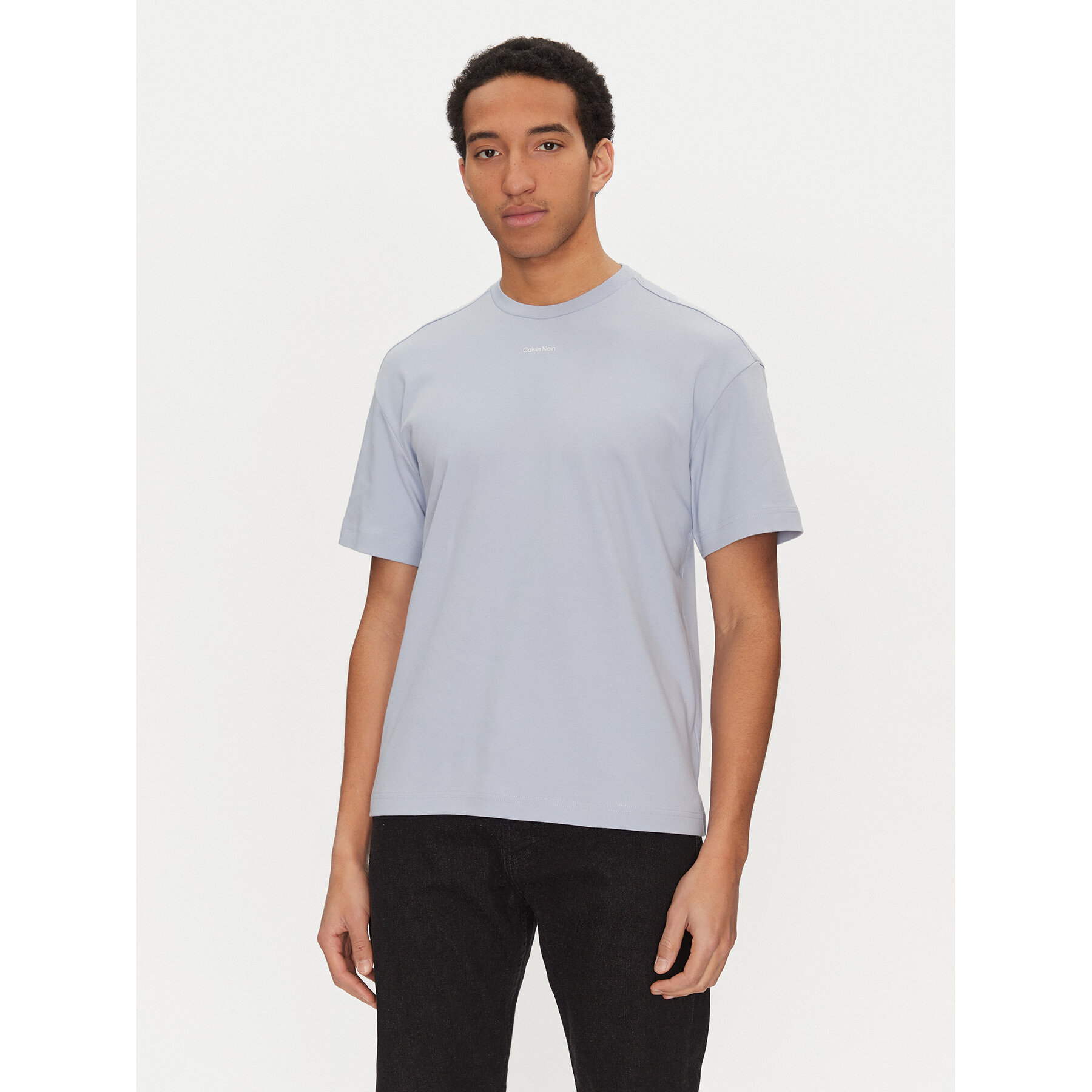 Calvin Klein Póló Nano Logo K10K112487 Kék Regular Fit