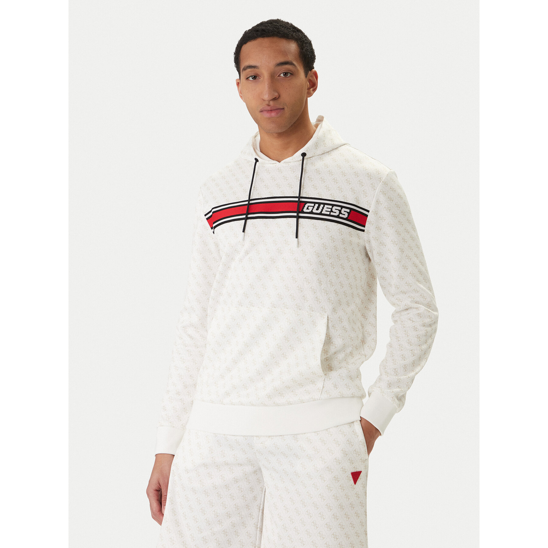 Guess Sweatshirt Z4BQ30 K7122 Écru Regular Fit