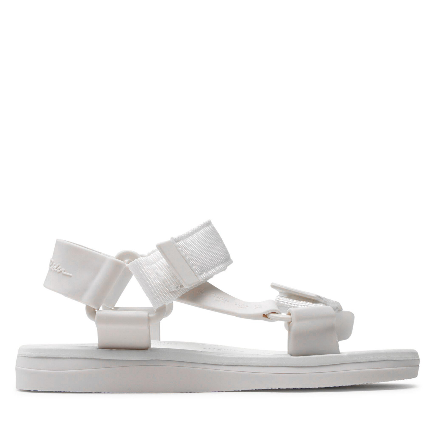 Donna Sandali Melissa, Taglia 39, Bianco, Papete + Rider Ad 32537, taglia : 39