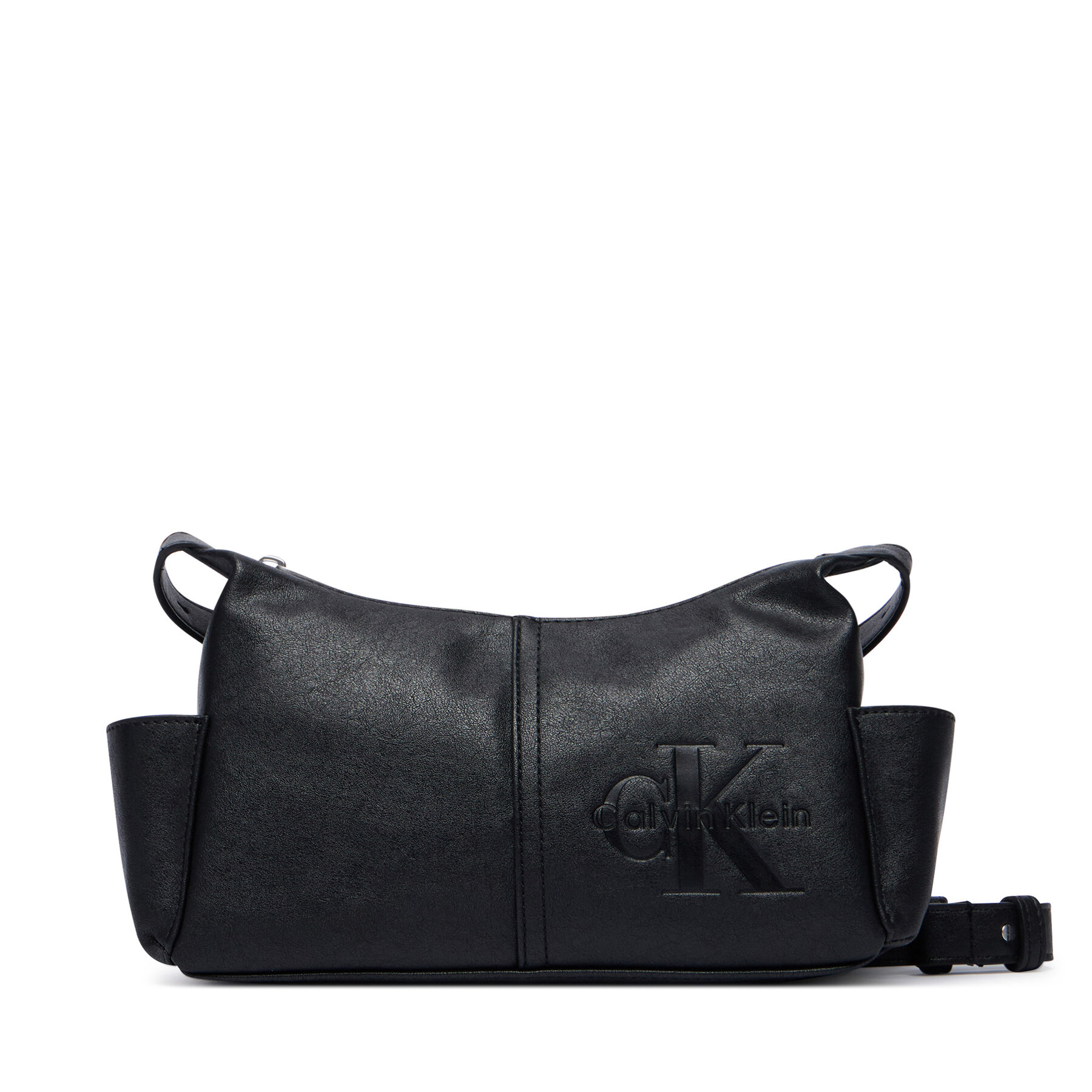 Τσάντα Calvin Klein Pockets Monologo Crossbody LV04F3687G Μαύρο