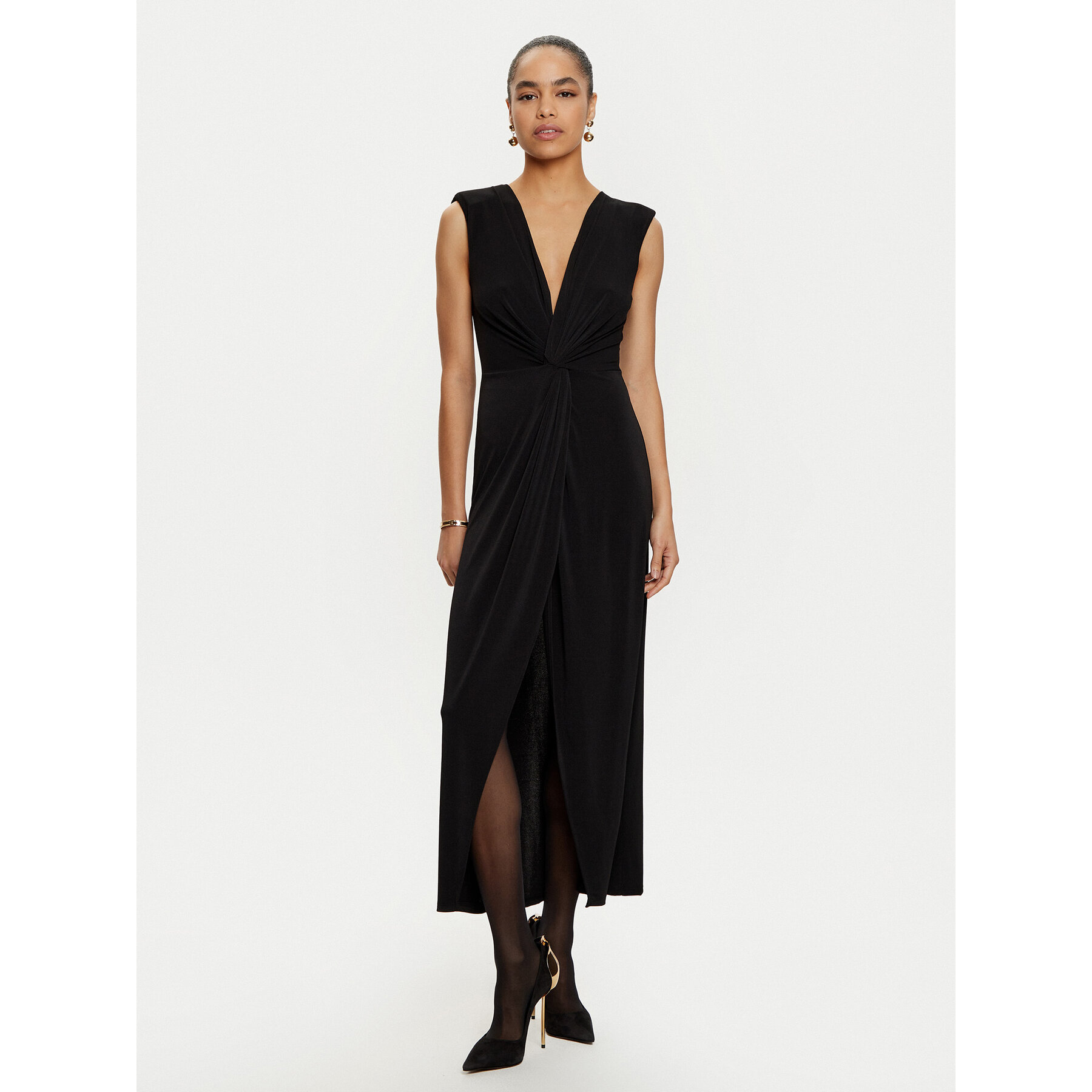 ViCOLO Abendkleid US0029 Schwarz Regular Fit