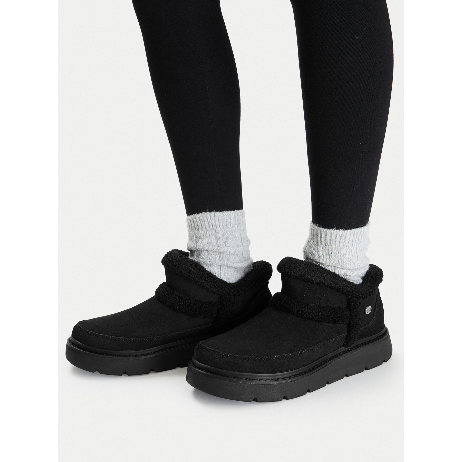 Čizme za snijeg Skechers Bobs Keepsakes Lite - Winter Snug 114895 Crna
