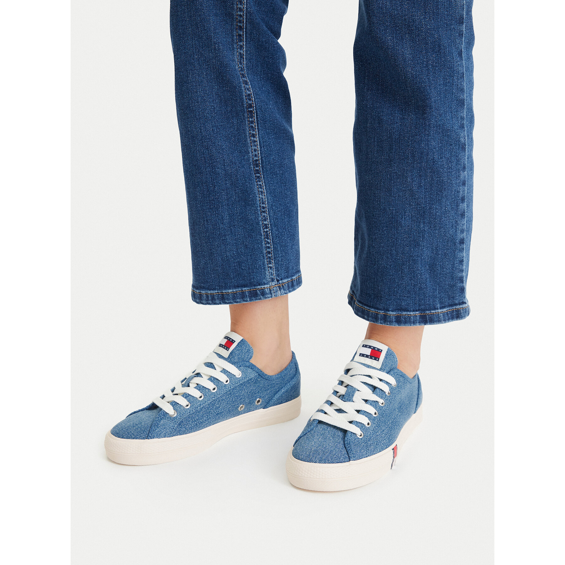 Tenisice Tommy Jeans Archive Y2K Denim EN0EN03033 Plava