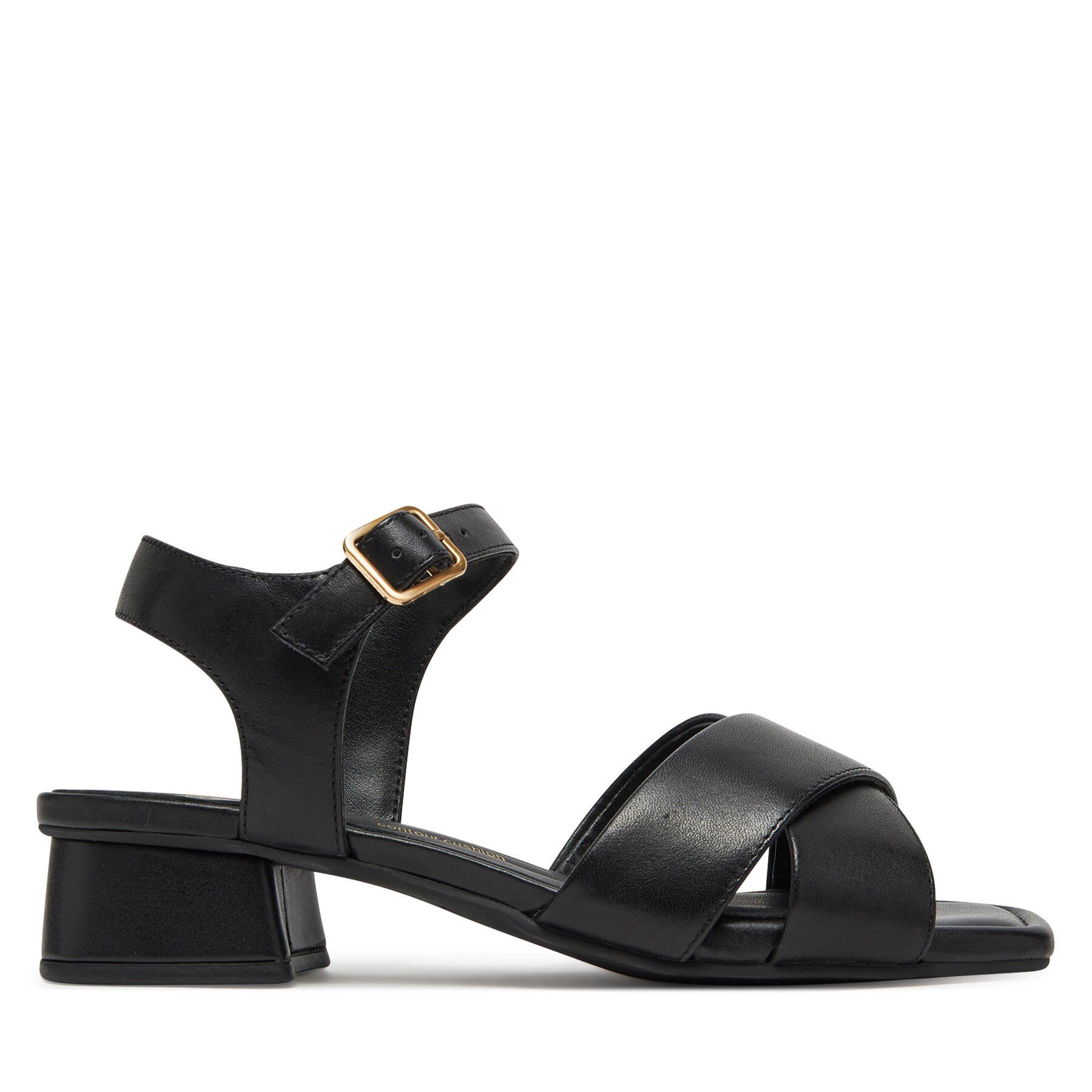 Donna Sandali Clarks, Taglia 39_5, Nero, Serina35 Cross 26181343, taglia : 39_5