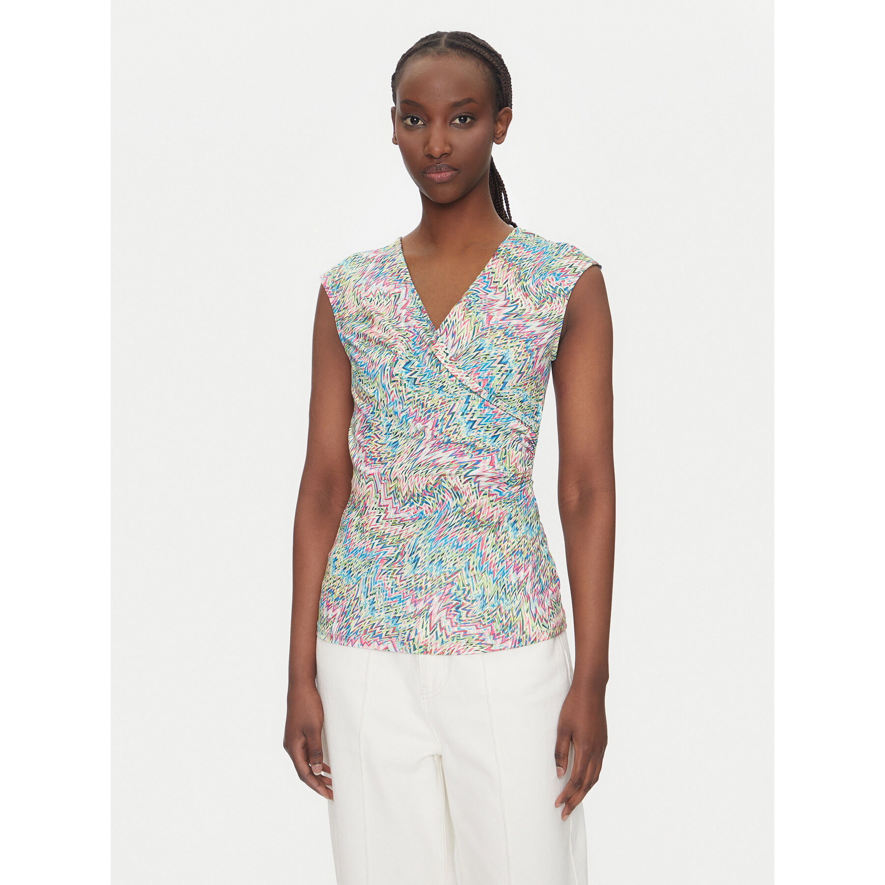 Morgan Bluse 251-DPOPPA Bunt Slim Fit
