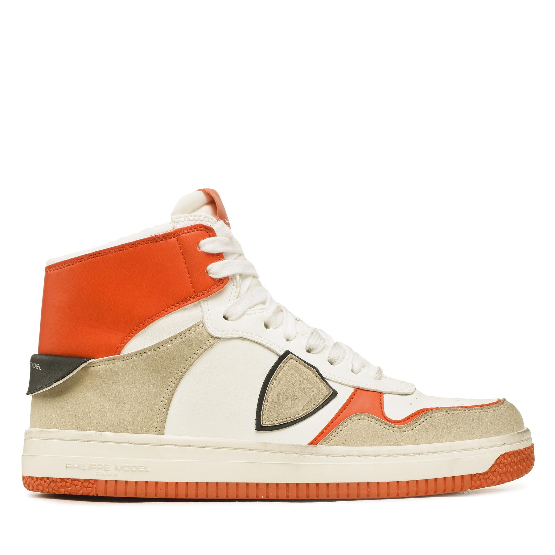 Zapatillas Philippe Model Lyon High LYHU CX28 Blanco
