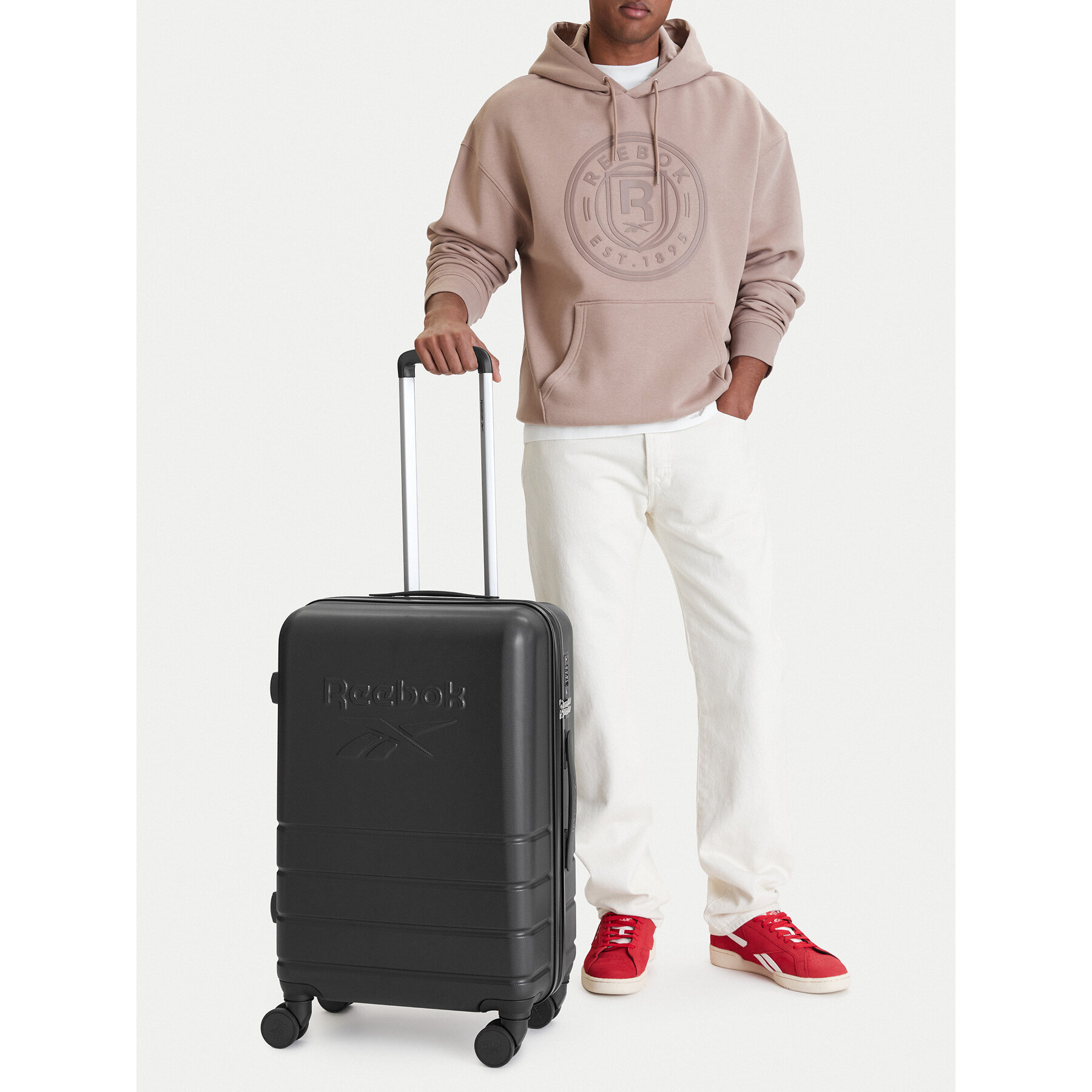 Μεσαία Βαλίτσα Reebok CEO-RBK-WAL-001-CCC-M-2 Μαύρο