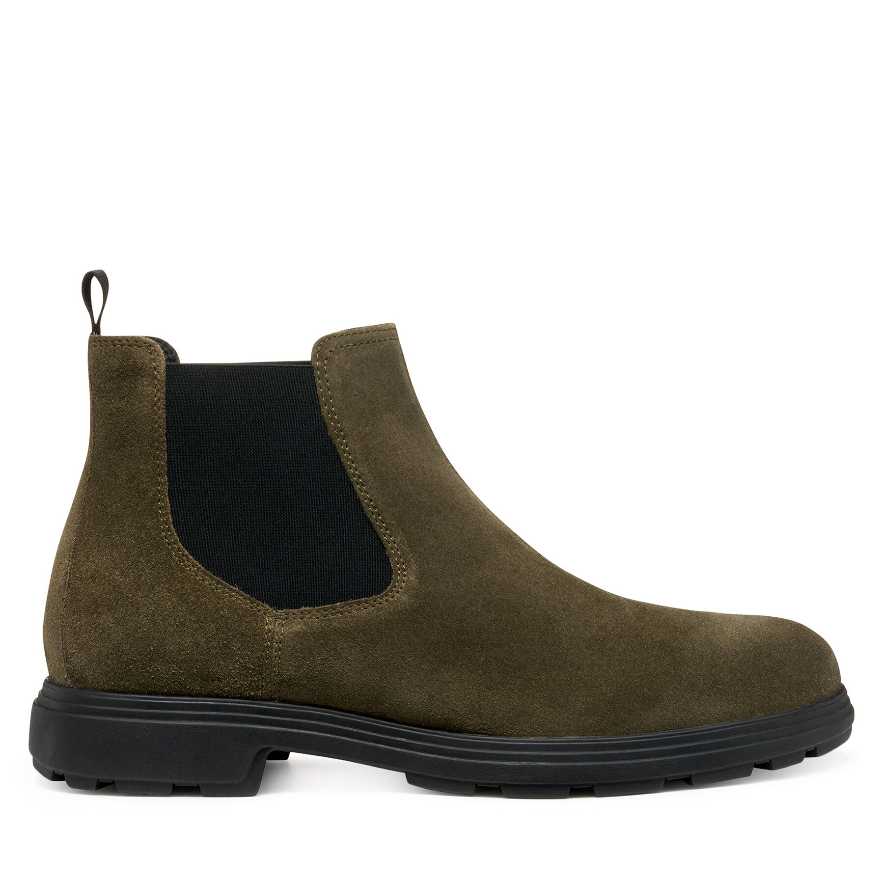 Členková obuv s elastickým prvkom Geox U Meiern U56LZA 00023 C3009 Kaki