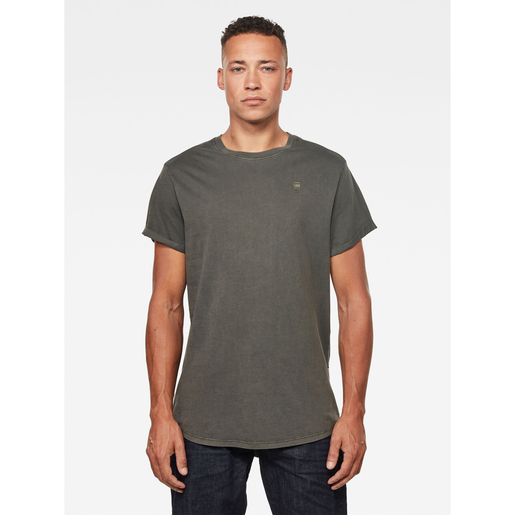 G-Star Raw T-shirt D16396-2653-B575 Siva Regular Fit