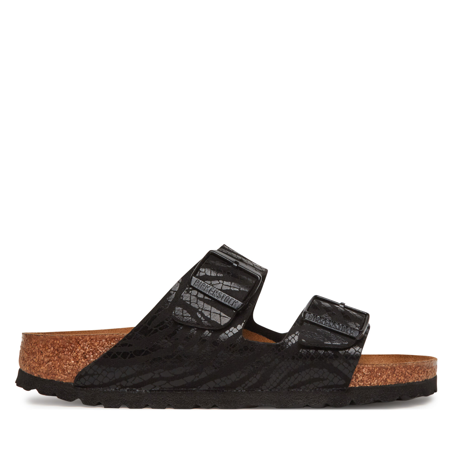 Damskie Klapki Birkenstock, Rozmiar 36 Czarny Arizona zebra 1029560