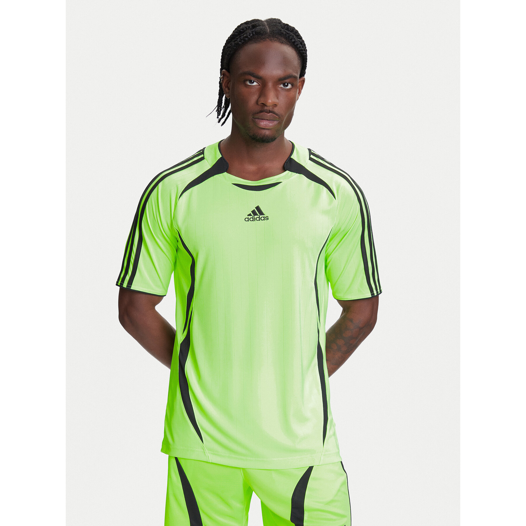 Adidas T-Shirt Teamgeist Adicolor JX1538 Verde Loose Fit