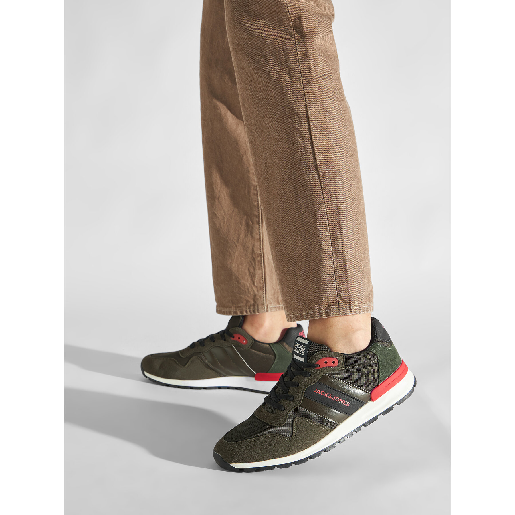 

Снікерcи Jack&Jones Jfwstellar Mesh 3.0 12217172 Dark Olive, Зелений
