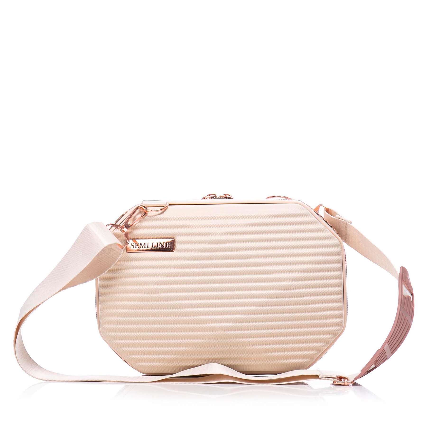 Koffertväska Semi Line T5820-1 Beige
