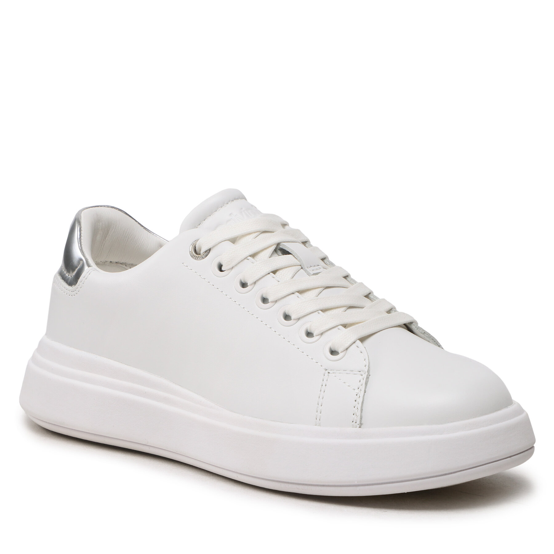 Calvin Klein Raised Cupsole Lace Up HW0HW01517 Bright White YBR – Сникърси