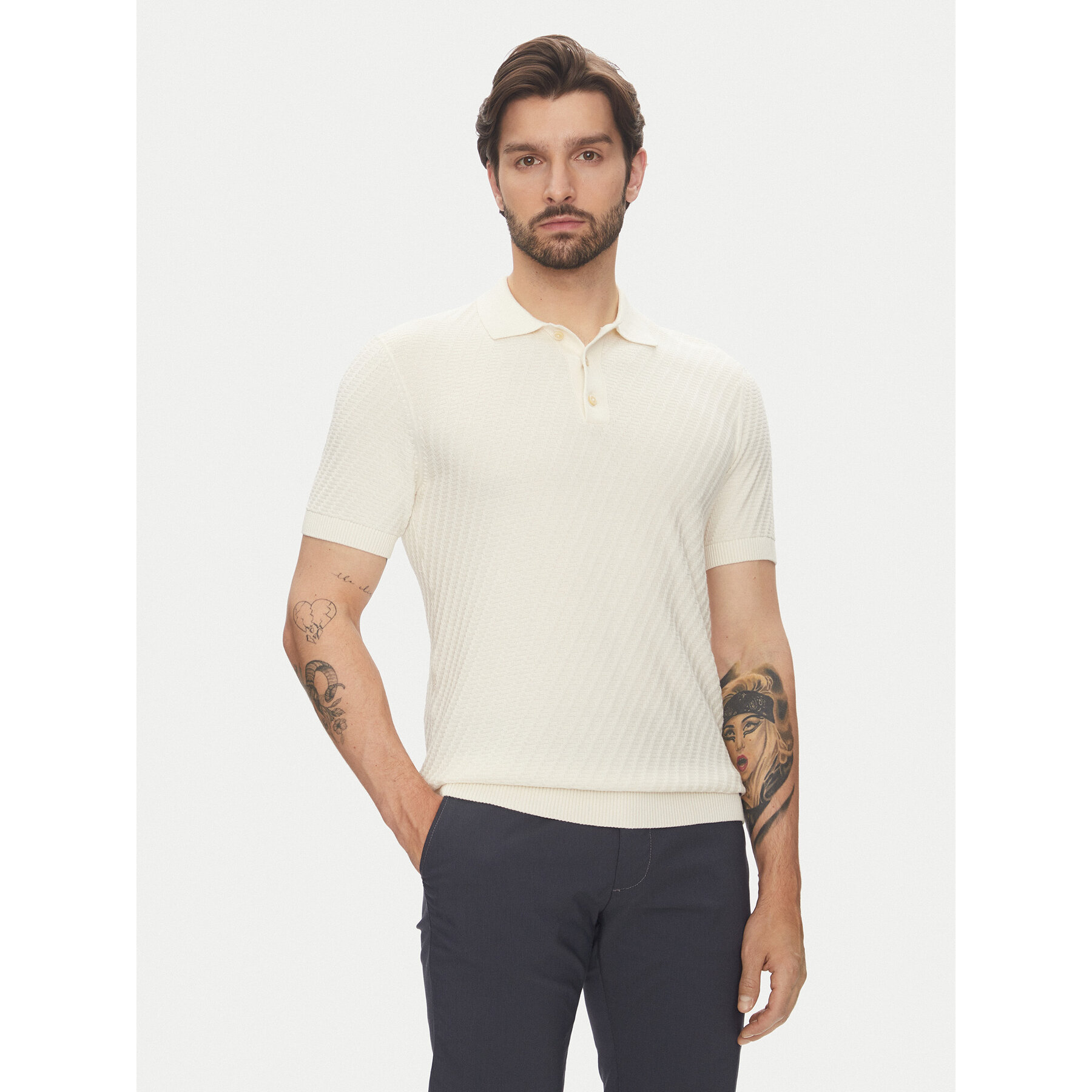Pierre Cardin Pólóing C5 51314.5094 Szürke Slim Fit